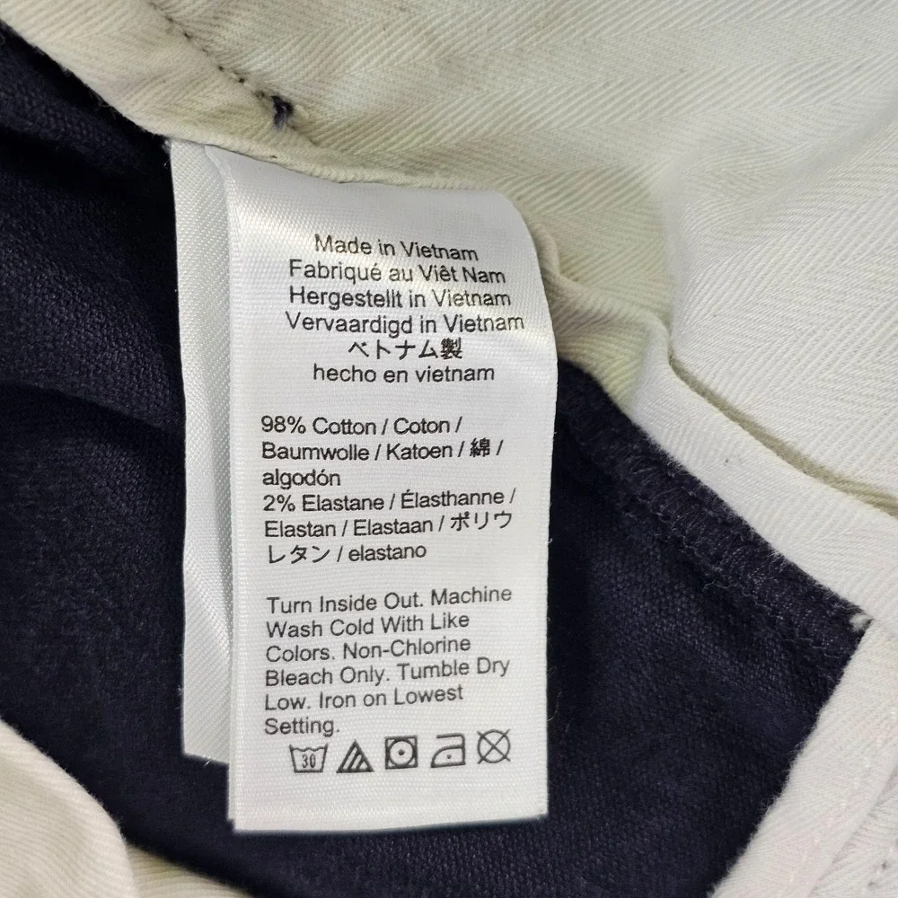 J.Crew Corduroy Pants Mens 29x30 Blue Classic Straight Chino Stretch Casual